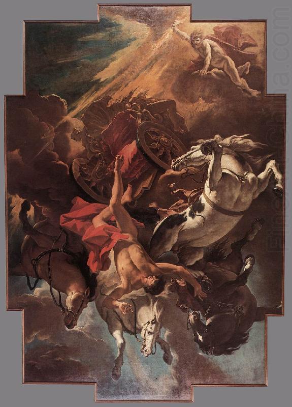 RICCI, Sebastiano Fall of Phaeton china oil painting image